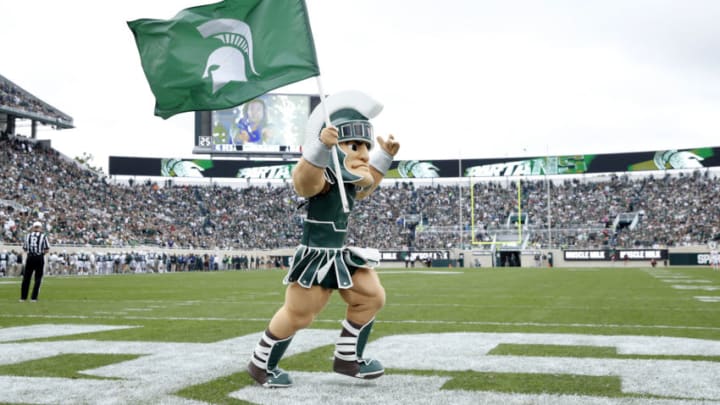 Michigan State football mascot, Sparty (Photo by Joe Robbins/Getty Images)