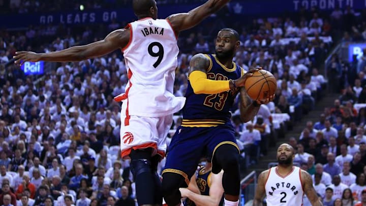 TORONTO, ON - MAY 07: Lebron James