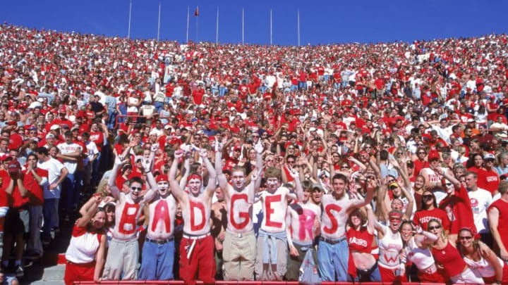 Wisconsin Badgers. Mandatory Credit: Tom Hauck /Allsport