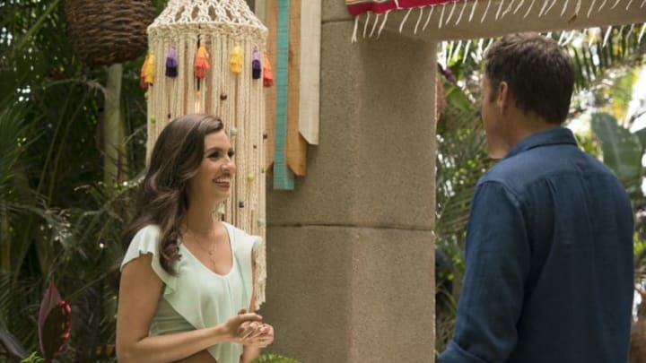 BACHELOR IN PARADISE - "Episode 501" - In the premiere episode of what promises to be another wild ride of "Bachelor in Paradise," our favorite members of Bachelor Nation begin their journey for another chance at finding love at a luxurious Mexico resort, airing TUESDAY, AUG. 7 (8:00-10:00 p.m. EDT), on The ABC Television Network. (ABC/Paul Hebert)ANGELA, CHRIS HARRISON