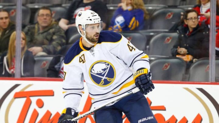 NEWARK, NJ - FEBRUARY 17: Zach Bogosian