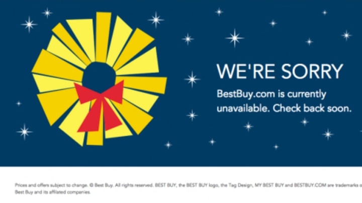 Best Buy's Website Crashes On Black Friday