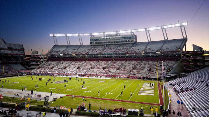 COLUMBIA, SOUTH CAROLINA – NOVEMBER 09: A general view of the field before the start of the game between the South Carolina Gamecocks and the Appalachian State Mountaineers at Williams-Brice Stadium on November 09, 2019 in Columbia, South Carolina. (Photo by Jacob Kupferman/Getty Images)