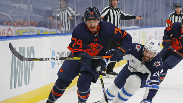 Ethan Bear #74, Edmonton Oilers Mandatory Credit: Perry Nelson-USA TODAY Sports