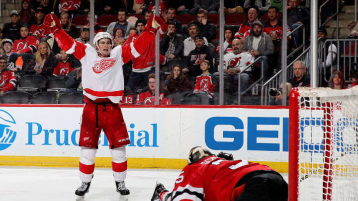 NEWARK, NJ - JANUARY 22: Dylan Larkin