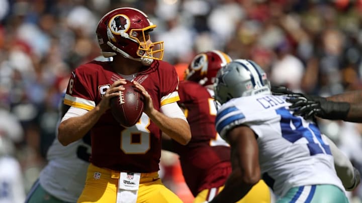 LANDOVER, MD - SEPTEMBER 18: Quarterback Kirk Cousins