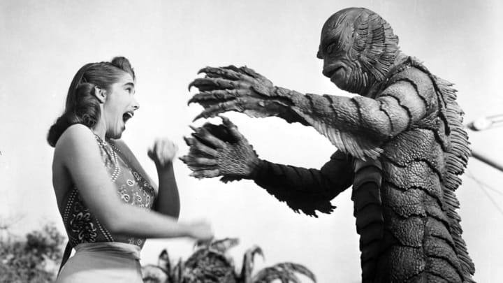A scene from Creature from the Black Lagoon (1954).