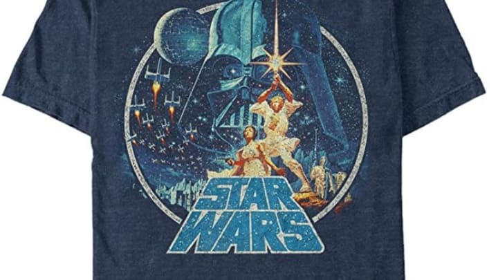 Discover Fifth Sun's 'Star Wars: A New Hope' poster retro shirt on Amazon.