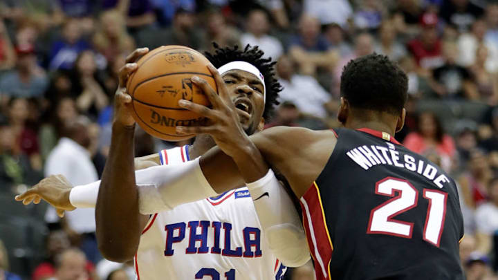KANSAS CITY, MO - OCTOBER 13: Joel Embiid