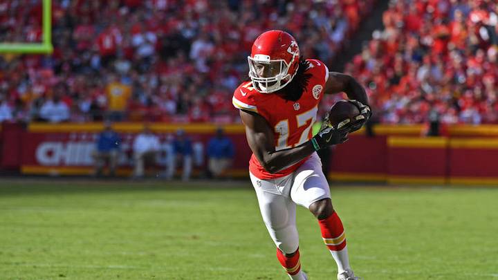 KANSAS CITY, MO - NOVEMBER 06: Wide receiver Chris Conley