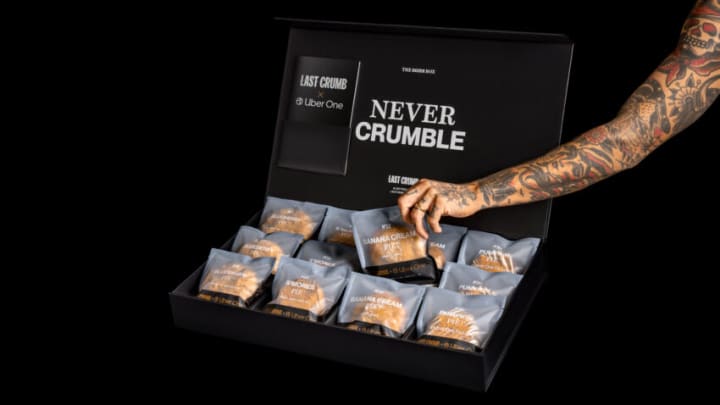 Uber One partners with Last Crumb on a holiday cookie box, photo provided by Uber One