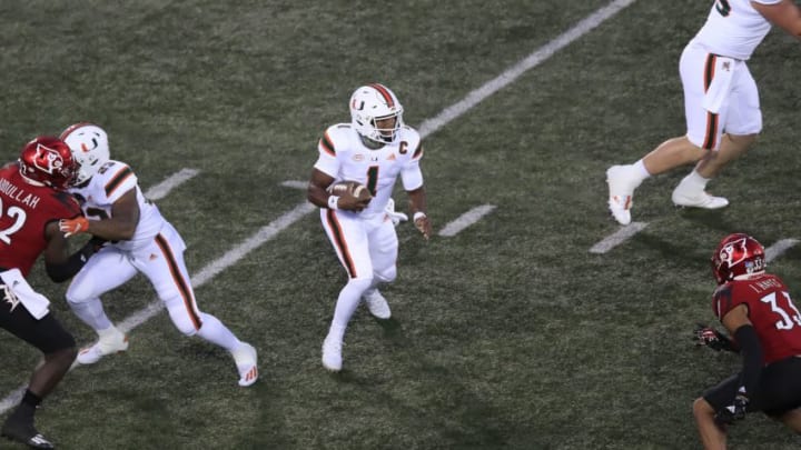 D'Eriq King, Miami Hurricanes (Photo by Andy Lyons/Getty Images)