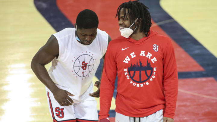 St. John's basketball guard Posh Alexander and Dylan Addae-Wusu (Wendell Cruz-USA TODAY Sports)