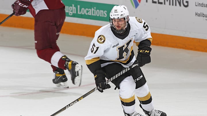 PETERBOROUGH, ON – JANUARY 27: Shane Wright (Photo by Claus Andersen/Getty Images)