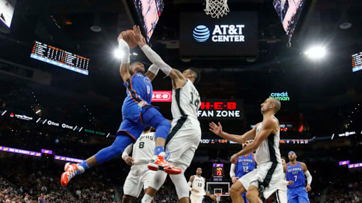 SAN ANTONIO,TX - NOVEMBER 17 : Russell Westbrook