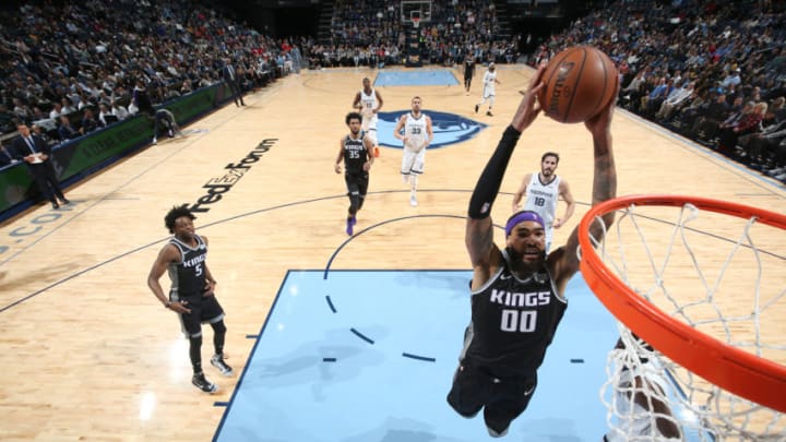 MEMPHIS, TN - JANUARY 25: Willie Cauley-Stein #00 of the Sacramento Kings dunks the ball against the Memphis Grizzlies on January 25, 2019 at FedExForum in Memphis, Tennessee. NOTE TO USER: User expressly acknowledges and agrees that, by downloading and or using this photograph, User is consenting to the terms and conditions of the Getty Images License Agreement. Mandatory Copyright Notice: Copyright 2019 NBAE (Photo by Joe Murphy/NBAE via Getty Images)