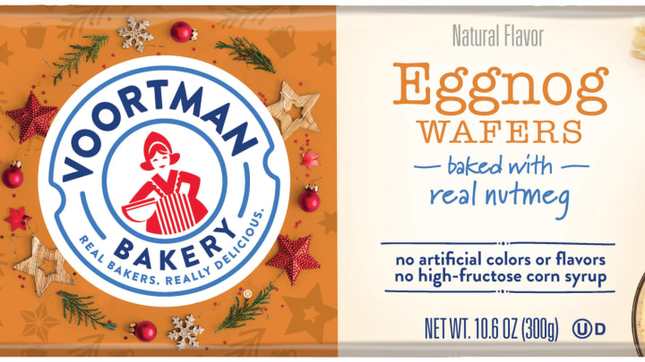 Voortman® Eggnog Flavored Wafers. Image courtesy Voortman®