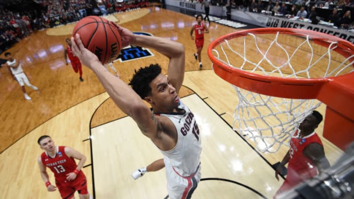 Charlotte Hornets draft prospect Brandon Clarke. (Photo by Sean M. Haffey/Getty Images)