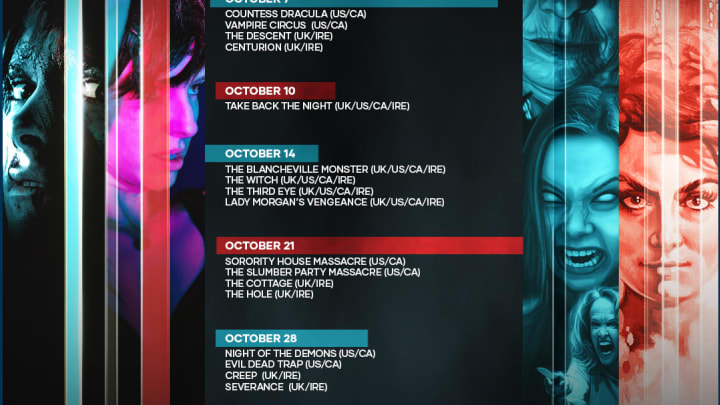 Arrow in October Full Schedule
