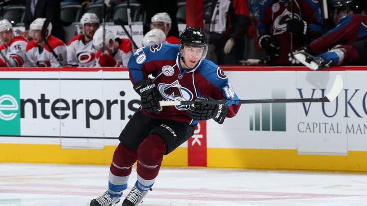 DENVER, CO – OCTOBER 21: Alex Tanguay #40 of the Colorado Avalanche.  (Photo by Doug Pensinger/Getty Images)