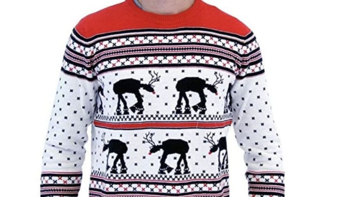 Discover Disney's AT-AT Star Wars Christmas sweater on Amazon.