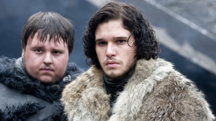 Samwell & Jon – Game of Thrones Credit: HBO