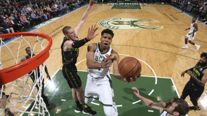 Milwaukee, WI - FEBRUARY 13: (Photo by Gary Dineen/NBAE via Getty Images)