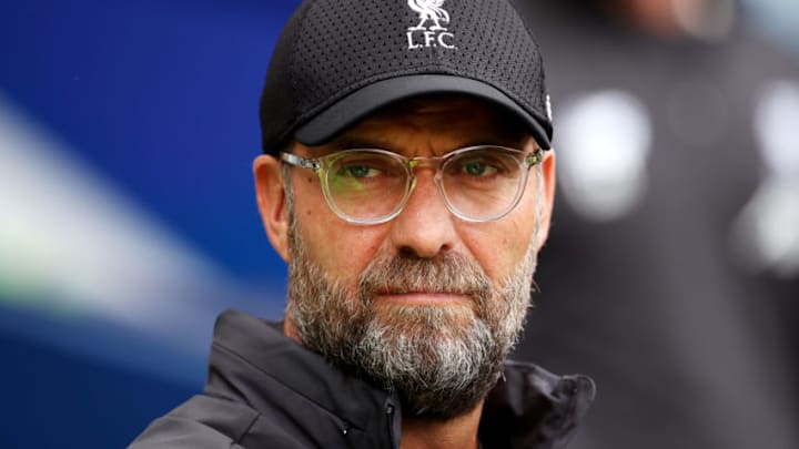 EDINBURGH, SCOTLAND - JULY 28: Jurgen Klopp, Manager of Liverpool looks on prior to the Pre-Season Friendly match between Liverpool FC and SSC Napoli at Murrayfield on July 28, 2019 in Edinburgh, Scotland. (Photo by Ian MacNicol/Getty Images) EDINBURGH, SCOTLAND - JULY 28: Jurgen Klopp, Manager of Liverpool looks on prior to the Pre-Season Friendly match between Liverpool FC and SSC Napoli at Murrayfield on July 28, 2019 in Edinburgh, Scotland. (Photo by Ian MacNicol/Getty Images)