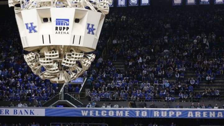 LEXINGTON, KY - JANUARY 20: General view as the Kentucky Wildcats take on the Vanderbilt Commodores at Rupp Arena on January 20, 2015 in Lexington, Kentucky. Kentucky defeated Vanderbilt 65-57. (Photo by Joe Robbins/Getty Images)