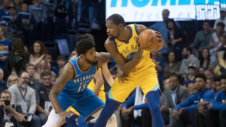 Paul George #13 of the OKC Thunder (Photo by J Pat Carter/Getty Images)