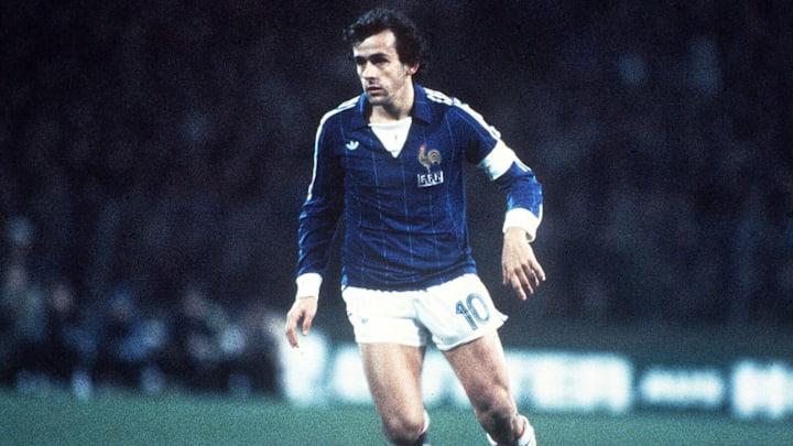 Michel Platini, France (Photo by Alessandro Sabattini/Getty Images)