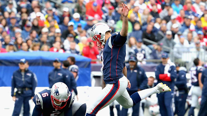 FOXBORO, MA – OCTOBER 29: Stephen Gostkowski