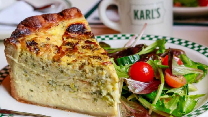 Quiche from Karl's in Detroit.Roy2020