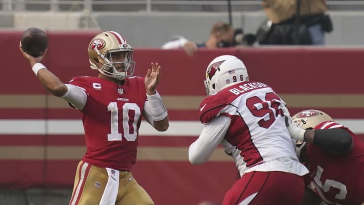 Jimmy Garoppolo, San Francisco 49ers, Arizona Cardinals