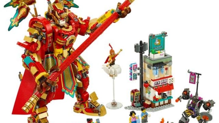 Monkey King Warrior Mech Lego Set