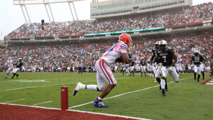 COLUMBIA, SOUTH CAROLINA - OCTOBER 19: Kyle Pitts #84 of the Florida Gators (Photo by Streeter Lecka/Getty Images)