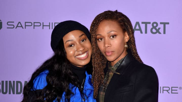 PARK CITY, UTAH - JANUARY 24: Alexis Chikaeze and Nicole Beharie attend the "Miss Juneteenth" premiere during the 2020 Sundance Film Festival at Library Center Theater on January 24, 2020 in Park City, Utah. (Photo by Ernesto Distefano/Getty Images)