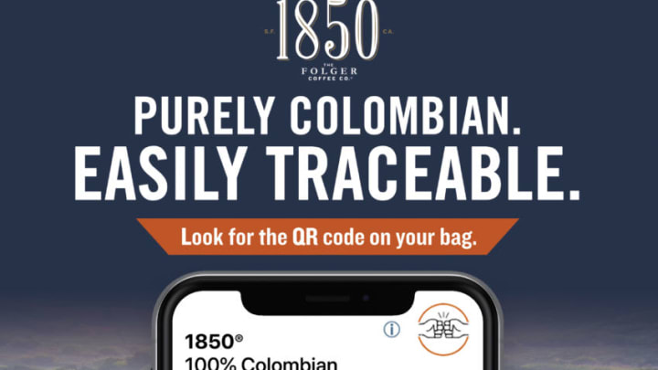 1850 Coffee is traceable, photo provided by 1850 Coffee