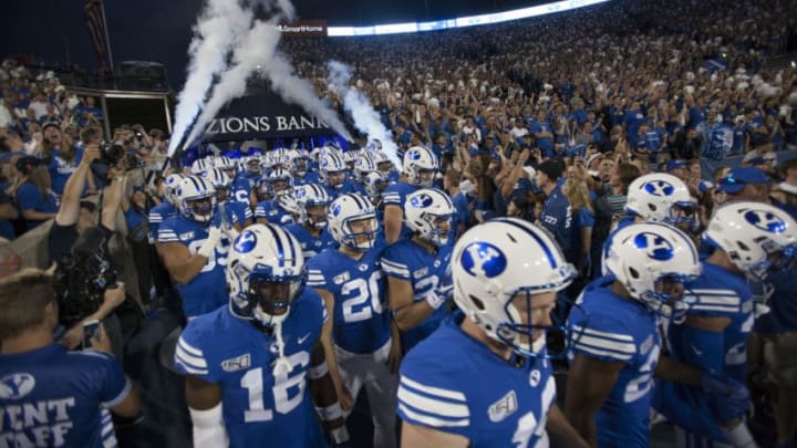 BYU Cougars. (Photo by Chris Gardner/Getty Images)