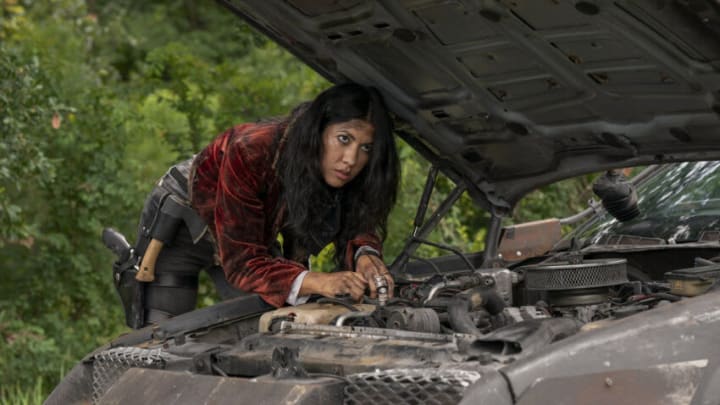 TWISTED METAL -- "SHNGRLA" Episode 110 -- Pictured: Stephanie Beatriz as Quiet -- (Photo by: Skip Bolen/Peacock)