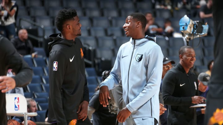 Deandre Ayton Jaren Jackson Jr Phoenix Suns (Photo by Ned Dishman/NBAE via Getty Images)