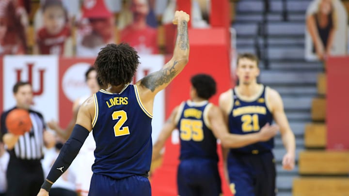 NCAA Basketball Isaiah Livers Michigan Wolverines (Photo by Justin Casterline/Getty Images)