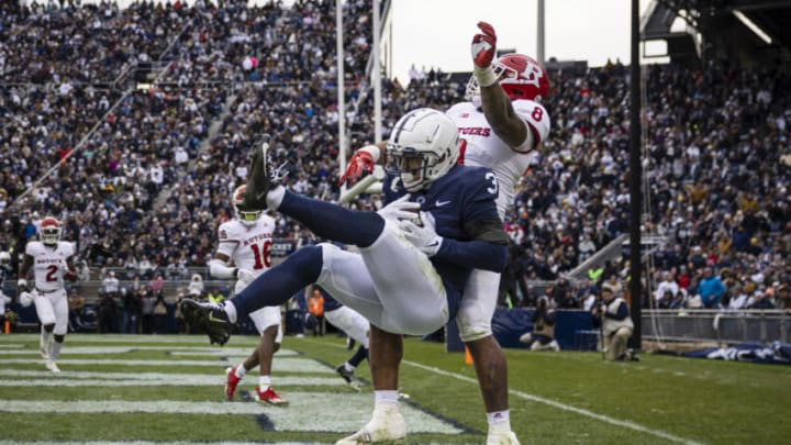 Parker Washington #3 of the Penn State Nittany Lions (Photo by Scott Taetsch/Getty Images)