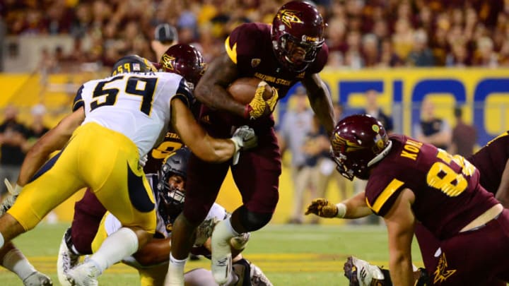 TEMPE, AZ - SEPTEMBER 24: Running back Kalen Ballage