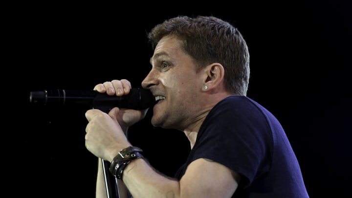 July 22, 2016; West Palm Beach, FL, USA; Rob Thomas performs at the Perfect Vodka Amphitheatre. Mandatory Credit: Ron Elkman/USA TODAY NETWORK