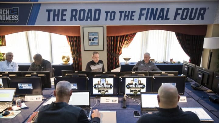 NEW YORK, NY - MARCH 8: The NCAA Basketball Tournament Selection Committee meets on Wednesday afternoon, March 8, 2017 in New York City. The committee is gathered in New York to begin the five-day process of selecting and seeding the field of 68 teams for the NCAA MenÕs Basketball Tournament. The final bracket will be released on Sunday evening following the completion of conference tournaments. (Photo by Drew Angerer/Getty Images)