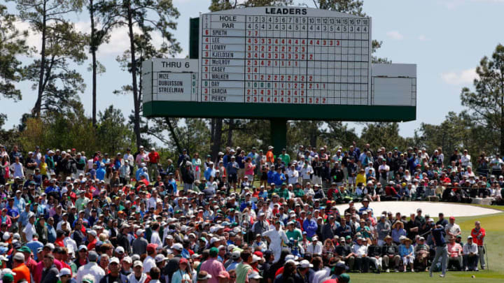 AUGUSTA, GEORGIA - APRIL 08: Jordan Spieth of the United States plays his shot from the third tee during the second round of the 2016 Masters Tournament at Augusta National Golf Club on April 8, 2016 in Augusta, Georgia. (Photo by Kevin C. Cox/Getty Images)