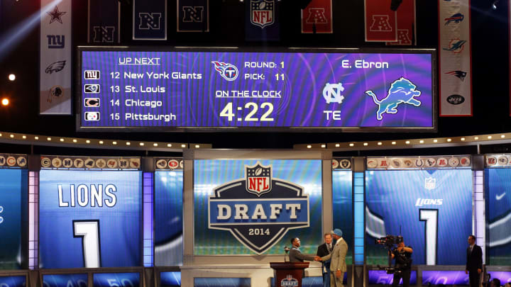 2014 NFL Draft at Radio City Music Hall on May 8, 2014 in New York City. (Photo by Cliff Hawkins/Getty Images)