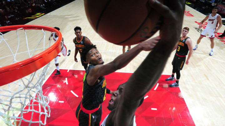 Kendrick Nunn #25 of the Miami Heat shoots the ball against the Atlanta Hawks (Photo by Scott Cunningham/NBAE via Getty Images)