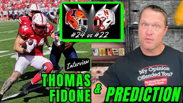 Carriker Chronicles: Illinois-Nebraska football prediction & Thomas Fidone interview